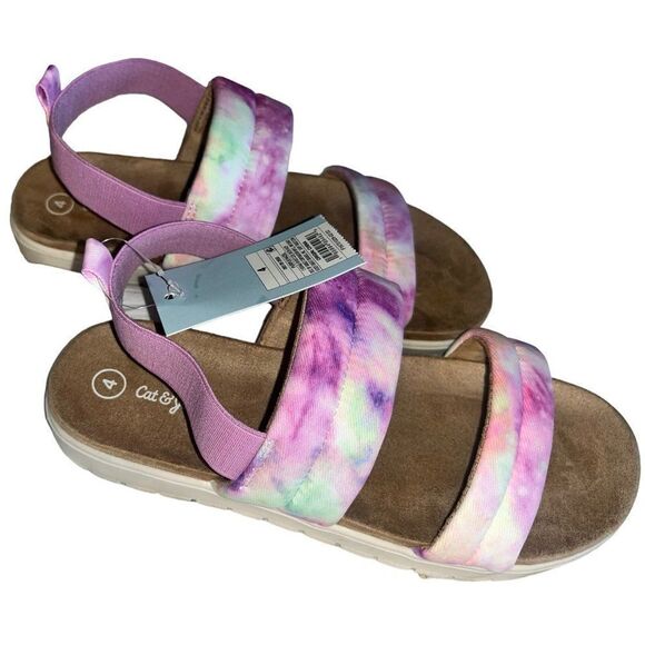Girls' Chaya Footbed Sandals Cat & Jack - Picture 3 of 4